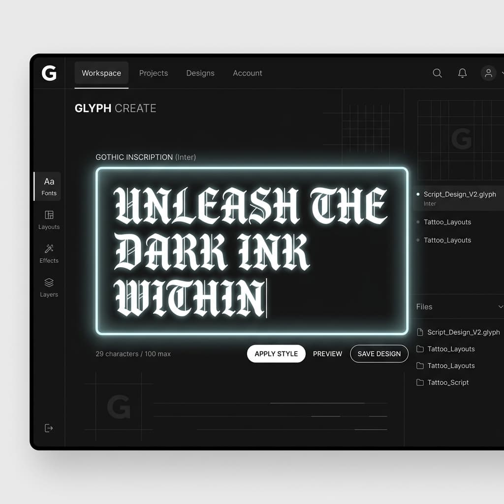 Générateur de Polices